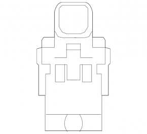 Front left mirror control for Nissan Leaf 11-17