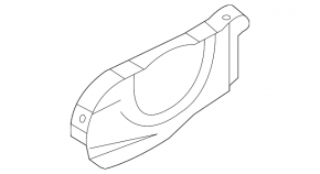 Engine guard left Hyundai Sonata 11-14 2.0
