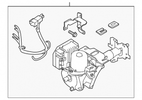 Electric Power Steering Column Nissan Leaf 11-12