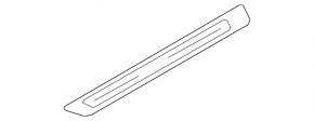 Door sill trim outer front right Audi A6 C7 12-18