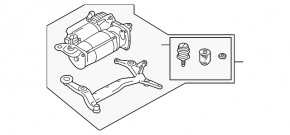 Air suspension compressor Audi Q7 4L 10-15