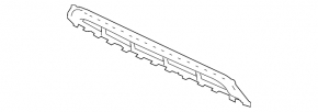 Lower grille of the front bumper Audi Q7 4L 10-15 S-line