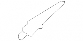 Windscreen wiper seal left Lexus RX350 RX450h 10-15