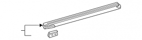 Inner glass seal for the rear right door of a Lexus CT200h 11-17
