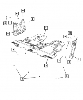 Engine protection Fiat 500L 14-