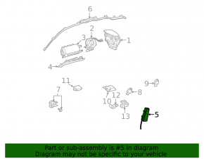 Lexus IS250 IS350 06-07 Left Seat Airbag