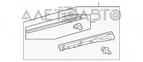 Door trim lower outer rear right Lexus RX450 10-15