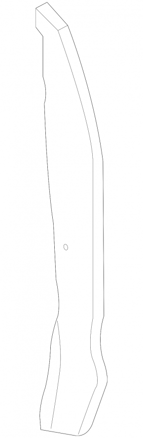 Left door-wing seal for Chevrolet Camaro 16-23