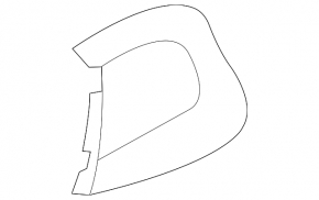 Right side mirror cover for Hyundai Tucson 2022-2025