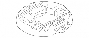 Foam plastic for the Audi A4 B9 17 tool - broken, pressed