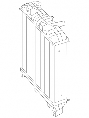 Porsche Cayenne 958 11-12 Hybrid Inverter Auxiliary Radiator