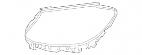 Headlight seal front right Mercedes C-class W205 15-18