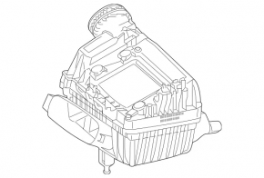 Mercedes X247 GLB 20-26 M260 Air Filter Housing