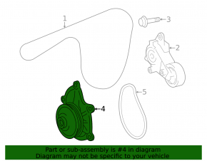 Lexus NX350 22-26 Water Pump