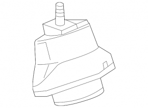 Engine mount left Chevrolet Camaro 16- 2.0T