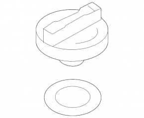 Oil filler cap for Kia Niro 23-24 HEV, PHEV 1.6