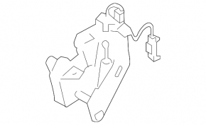 Hood lock right BMW 5 F10 10-16