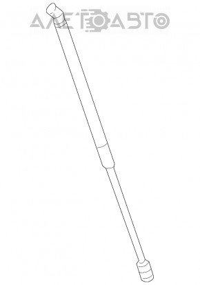 Right hood shock absorber for Lexus RX350 RX450h 10-15