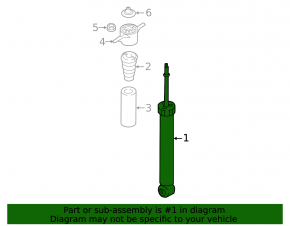 Rear right shock absorber Kia Niro 17-20 HEV, PHEV for R18