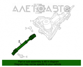 Steering cardan joint Hyundai Azera 12-17