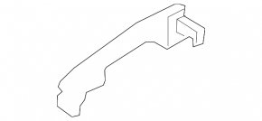 Mitsubishi Outlander 22-26 rear right outer door handle