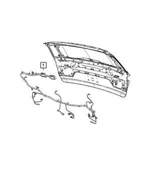Jeep Grand Cherokee WL 21-26 Tailgate Wiring