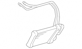 Lexus RX300 98-03 Heater Radiator