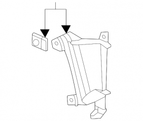 Front bumper air duct, left, Audi A4 B9 20-25