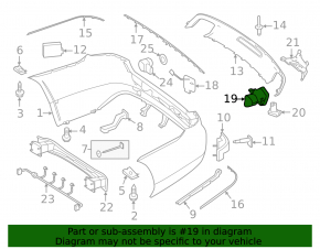 Right muffler tip Mercedes CLS-class C218 12-18 AMG pkg