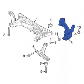 Front left axle shaft Ford Ecosport 18-22 FWD