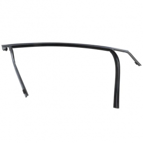 Upper door molding, front right, Ford Edge 15-23, matte, with glass seal
