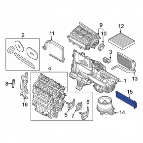 Ford Mustang Mach-E 21-23 Heater Radiator