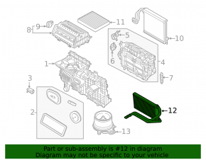 Ford Mustang Mach-E 21-23 Heater Radiator