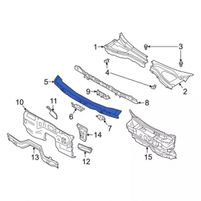 Wiper pan metal Ford Explorer 20-