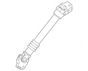Steering shaft BMW 335i e92 07-13