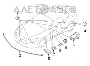 Gas pedal BMW X3 G01 18-21 M Sport