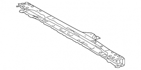 Front beam reinforcement Lexus CT200h 11-17 rusty, dented