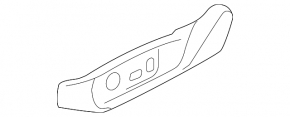 Volkswagen ID.4 21-22 passenger seat control trim for electric