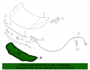Nissan Ariya 23-25 hood insulation
