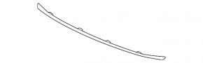Honda Accord 2021-22 Upper Grille Molding Strip Light Chrome