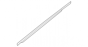 Molding door-glass central rear left Nissan Pathfinder 13-20