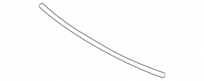 Kia EV6 22-24 hood seal on the bumper
