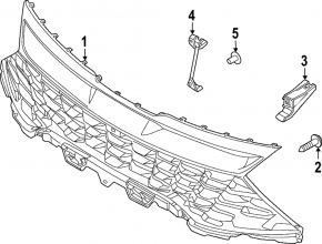 Right front bumper bracket for Kia Sportage 23-25
