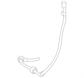 Front axle breather pipe Mercedes W167 GLE 350 20-24 AWD
