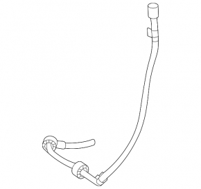 Front axle breather pipe Mercedes W167 GLE 350 20-24 AWD