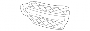 Front bumper grille left Mercedes GLK-class X204 12-15
