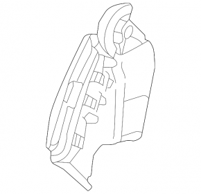Air duct dashboard central Ford Focus mk3 15-18 rest