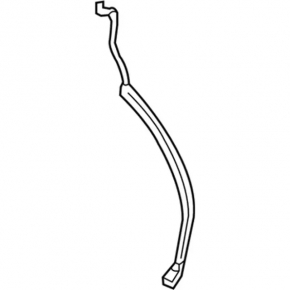 Door seal side rear left Lincoln Nautilus 19-23 rear