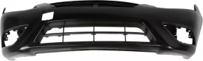 Front bumper bare Nissan Versa 15-18 usa rest under molding