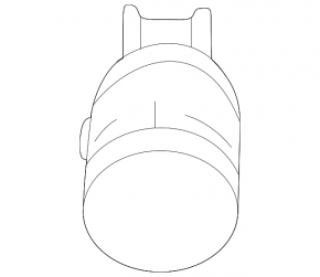 Ford Escape MK4 23-25 black start-stop button
